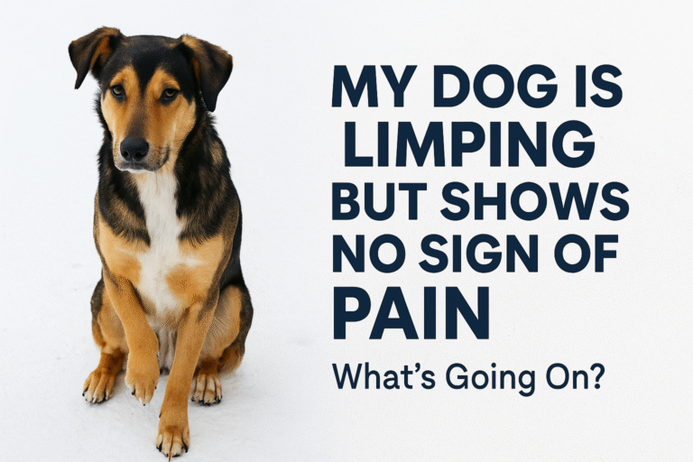 My Dog Is Limping but Shows No Sign of Pain
