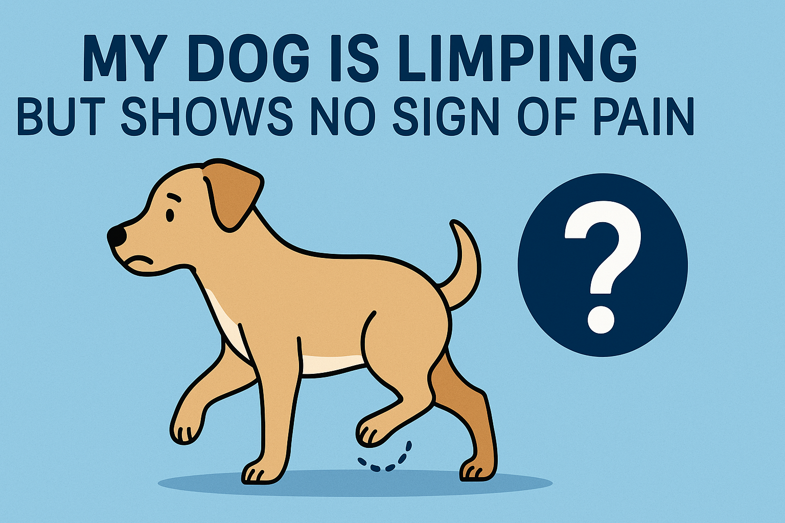 My Dog Is Limping but Shows No Sign of Pain