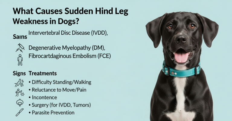 What Causes Sudden Hind Leg Weakness in Dogs