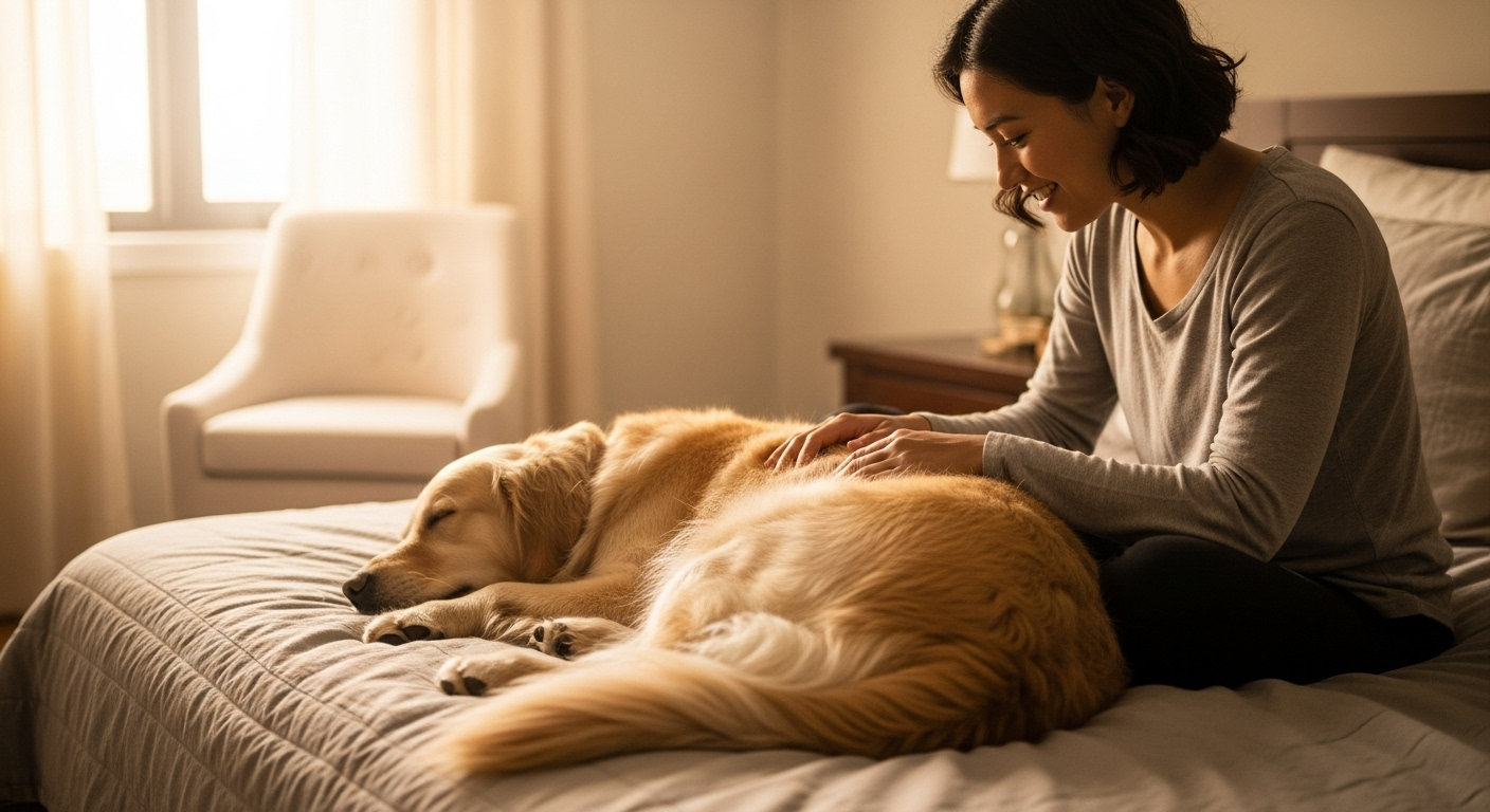 Why Do Dogs Sleep With Their Bum Facing You?