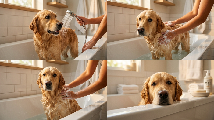 How to Bathe a Dog Without Fear or Stress